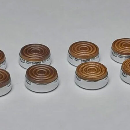 Shuffleboard Weights Wood Caps