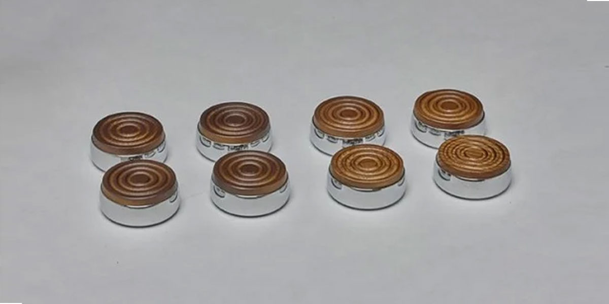 Shuffleboard Weights Wood Caps